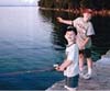 Fun fishing perch on Manitoulin